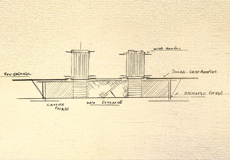 Architectural sketch 9