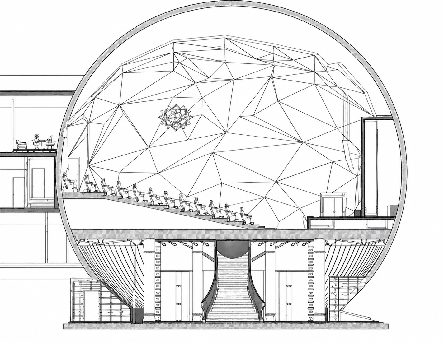 Architectural acoustic section